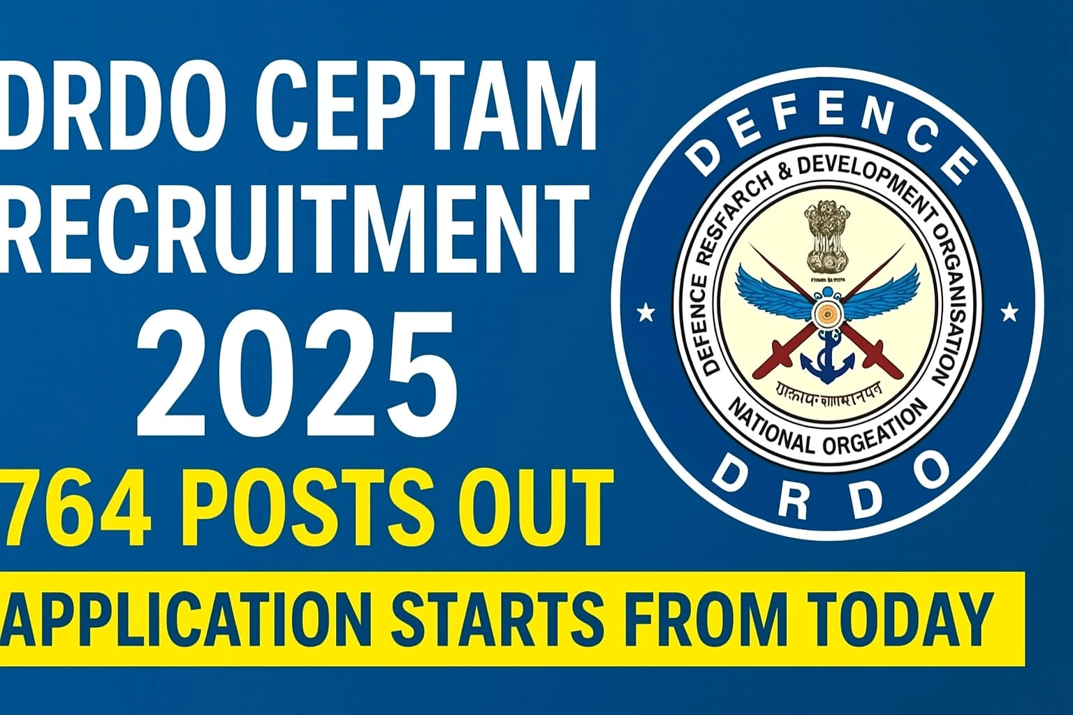 DRDO CEPTAM Recruitment 2025