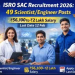 ISRO SAC Recruitment 2026