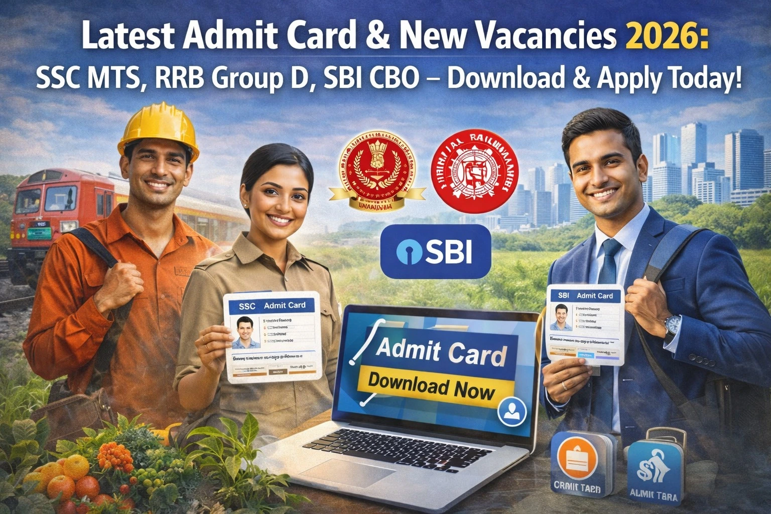 Latest Admit Card & New Vacancies 2026