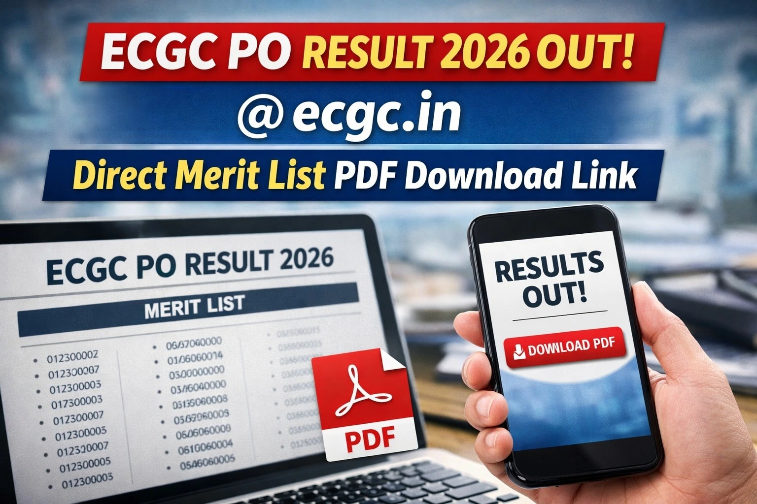 ECGC PO Result 2026
