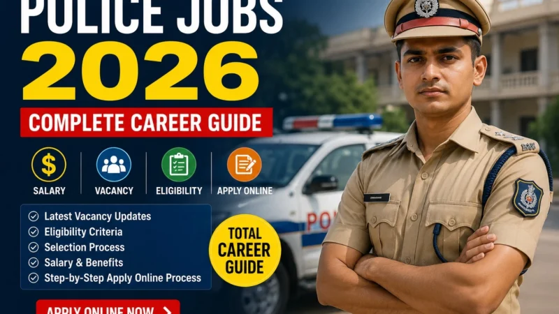 Police Jobs 2026: Complete Career Guide – Salary, Vacancy, Eligibility & Apply Online