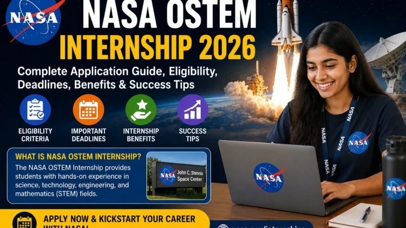 NASA OSTEM Internship 2026: Complete Application Guide, Eligibility, Deadlines, Benefits & Success Tips