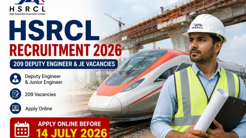 NHSRCL Recruitment 2026: 209 Deputy Engineer & JE Vacancies – Apply Online Before 14 July 2026