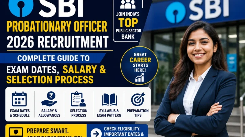 SBI Probationary Officer 2026 Recruitment: Complete Guide to Exam Dates, Salary & Selection Process