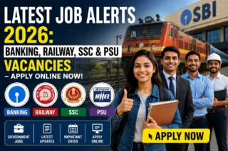 Latest Job Alerts 2026: Banking, Railway, SSC & PSU Vacancies – Apply Online Now!
