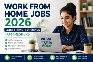 Work From Home Jobs 2026 – Latest Remote Openings for Freshers