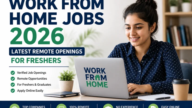 Work From Home Jobs 2026 – Latest Remote Openings for Freshers