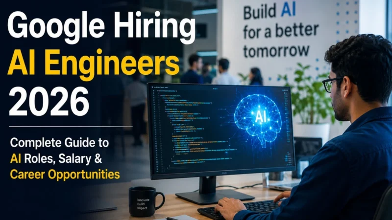 Google Hiring AI Engineers 2026: Complete Guide to AI Roles, Salary & Career Opportunities