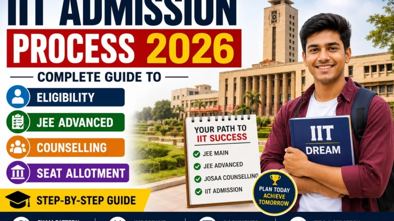IIT Admission Process 2026: Complete Guide to Eligibility, JEE Advanced, Counselling & Seat Allotment