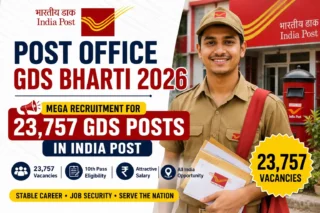 Post Office GDS Bharti 2026: Mega Recruitment for 23,757 GDS Posts in India Post